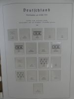 Besatzungszonen Leuchtturm Vordruck (leer) im Leuchtturm Binder #MA478