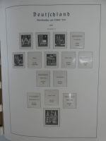 Besatzungszonen Leuchtturm Vordruck (leer) im Leuchtturm Binder #MA478