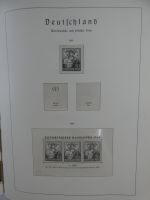 Besatzungszonen Leuchtturm Vordruck (leer) im Leuchtturm Binder #MA478