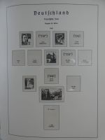 Besatzungszonen Leuchtturm Vordruck (leer) im Leuchtturm Binder #MA478