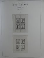 Besatzungszonen Leuchtturm Vordruck (leer) im Leuchtturm Binder #MA478