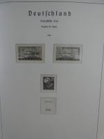 Besatzungszonen Leuchtturm Vordruck (leer) im Leuchtturm Binder #MA478