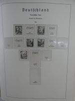 Besatzungszonen Leuchtturm Vordruck (leer) im Leuchtturm Binder #MA478