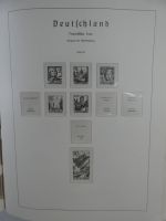 Besatzungszonen Leuchtturm Vordruck (leer) im Leuchtturm Binder #MA478