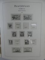 Besatzungszonen Leuchtturm Vordruck (leer) im Leuchtturm Binder #MA478
