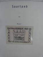 Besatzungszonen Leuchtturm Vordruck (leer) im Leuchtturm Binder #MA478