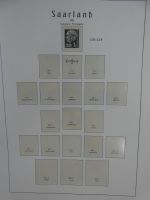 Besatzungszonen Leuchtturm Vordruck (leer) im Leuchtturm Binder #MA478