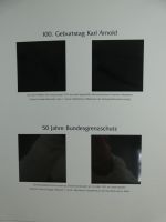 BRD Bund Post-Text 2001-2002 im Post Binder #MA479