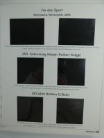 BRD Bund Post-Text 2001-2002 im Post Binder #MA479