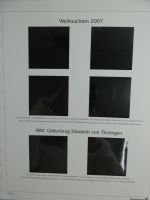 BRD Bund Post-Text 2007-2008 im Post Binder #MA482