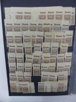 Deutsches Reich Infla Spezialitäten Oberränder, HAN im Einsteck-Album #MA486