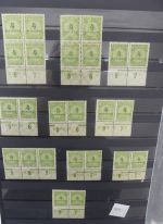 Deutsches Reich Infla Spezialitäten Oberränder, HAN im Einsteck-Album #MA486