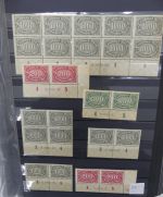Deutsches Reich Infla Spezialitäten Oberränder, HAN im Einsteck-Album #MA486