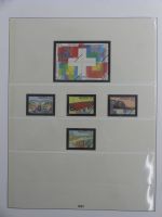 Schweiz Lindner Text 1990-2003 im Lindner Binder #MA496