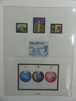 Schweiz Lindner Text 1990-2003 im Lindner Binder #MA496