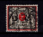 Danzig Dienstmarken 39 gestempelt neues Attest Gruber BPP #OJ859