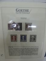Motiv "Goethe" zum 250. Geburtstag im Lindner-Album #AAA15