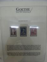 Motiv "Goethe" zum 250. Geburtstag im Lindner-Album #AAA15