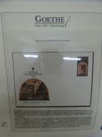 Motiv "Goethe" zum 250. Geburtstag im Lindner-Album #AAA15