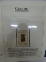 Motiv "Goethe" zum 250. Geburtstag im Lindner-Album #AAA15