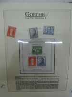 Motiv "Goethe" zum 250. Geburtstag im Lindner-Album #AAA15