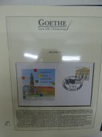Motiv "Goethe" zum 250. Geburtstag im Lindner-Album #AAA15