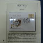 Motiv "Goethe" zum 250. Geburtstag im Lindner-Album #AAA15