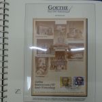Motiv "Goethe" zum 250. Geburtstag im Lindner-Album #AAA15