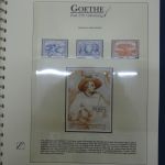 Motiv "Goethe" zum 250. Geburtstag im Lindner-Album #AAA15