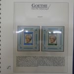 Motiv "Goethe" zum 250. Geburtstag im Lindner-Album #AAA15