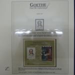 Motiv "Goethe" zum 250. Geburtstag im Lindner-Album #AAA15