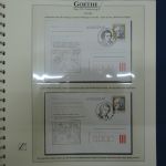 Motiv "Goethe" zum 250. Geburtstag im Lindner-Album #AAA15