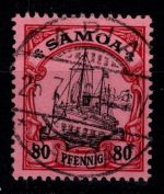 Deutsche Kolonien Samoa 15 gestempelt Vollstempel, tiefst signiert Bühler #DHB38