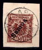 Deutsche Kolonien Samoa 6 gestempelt Vollstempel, tiefst geprüft Jäschke #DHB81