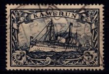 Deutsche Kolonien Kamerun 18 gestempelt tiefst geprüft Steuer BPP #DHC31