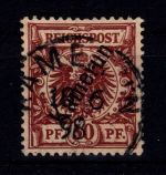 Deutsche Kolonien Kamerun 6 gestempelt geprüft Steuer BPP #DHC90