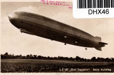 Deutsches Reich 423 auf Postkarte Zeppelinfahrt LZ 127 #DHX46
