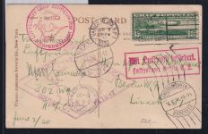 USA 326 auf Brief Zeppelinfahrt LZ 127 #DHY02