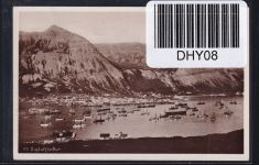 Island 147, 148 auf Postkarte Zeppelinfahrt LZ 127 #DHY08