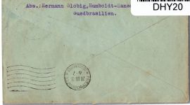 Brasilien 321 u.a auf Brief Zeppelinfahrt LZ 127 #DHY20