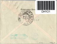 Brasilien Zp.6 u.a. auf Brief Zeppelinfahrt LZ 127 #DHY21