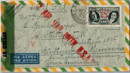 Brasilien 572 auf Brief Zensurpost #DHY23