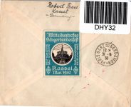Deutsches Reich 378, 382 auf Brief Katapultflug ´Bremen´- New York 1930 #DHY32
