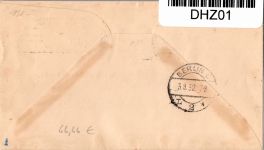 USA 301, 321 auf Brief Schleuderflug D. ´Bremen´ 1932 #DHZ01