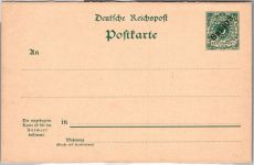 Deutsche Kolonien Samoa P 3 als Ganzsache ungebraucht #DIA32