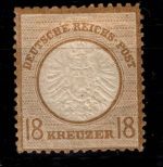 Deutsches Reich 28 mit Falz #DDD05
