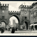 AK München Karlstor mit Justizpalast 1931 gebraucht #JS184