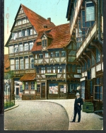 AK Hildesheim Alte Häuser am Andreasplatz 1910 gebraucht #JS186
