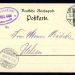 AK Rüdesheim Niederwalddenkmal 1900 gebraucht #JS191