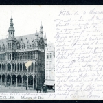 AK Brüssel/ Belgien Maison du Roi 1900 gebraucht #JS193
